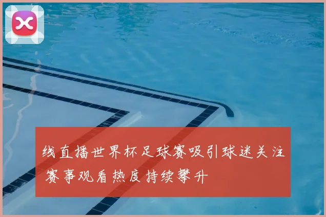 线直播世界杯足球赛吸引球迷关注 赛事观看热度持续攀升